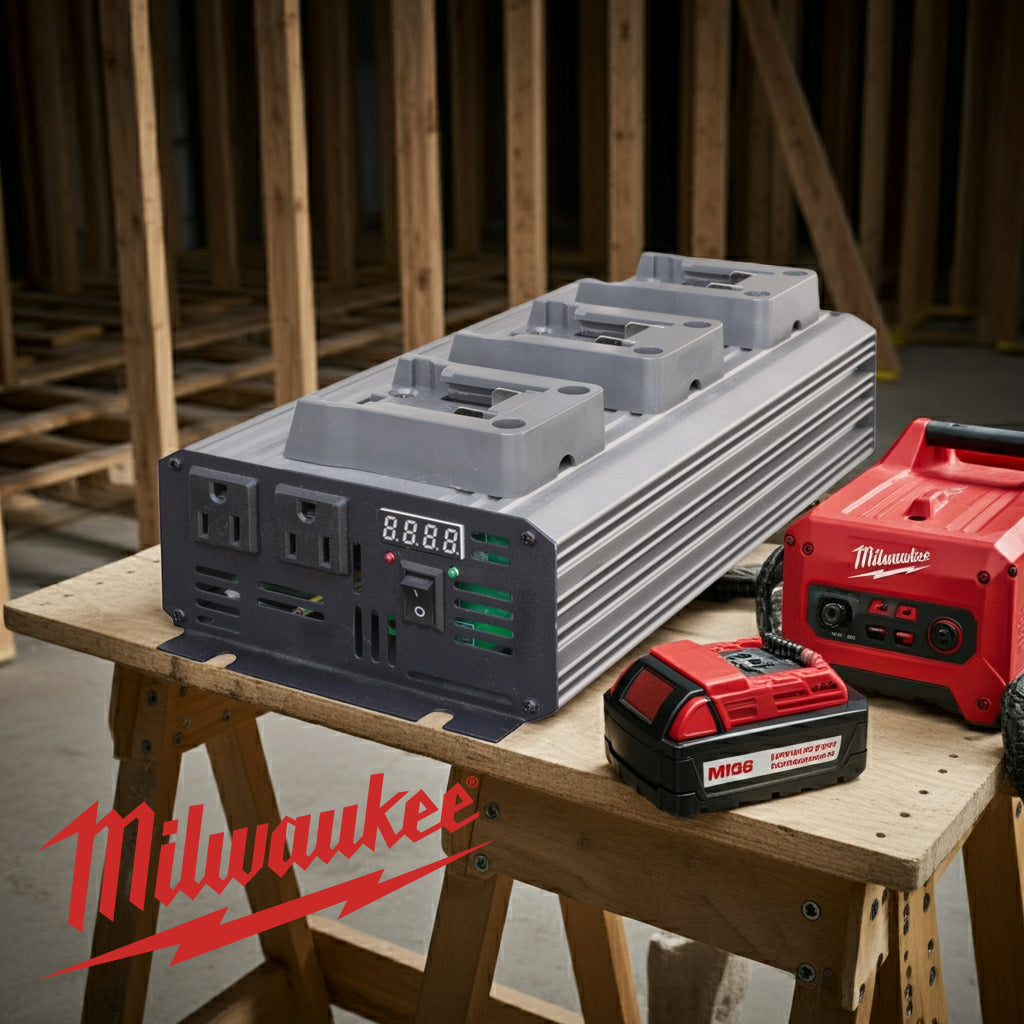MillerTech 1000W Power Tool Battery Inverter (1810-I)