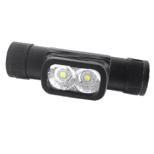 MillerTech Double Power LED Headlamp With Rechargeable 18650 Lithium Battery (555)