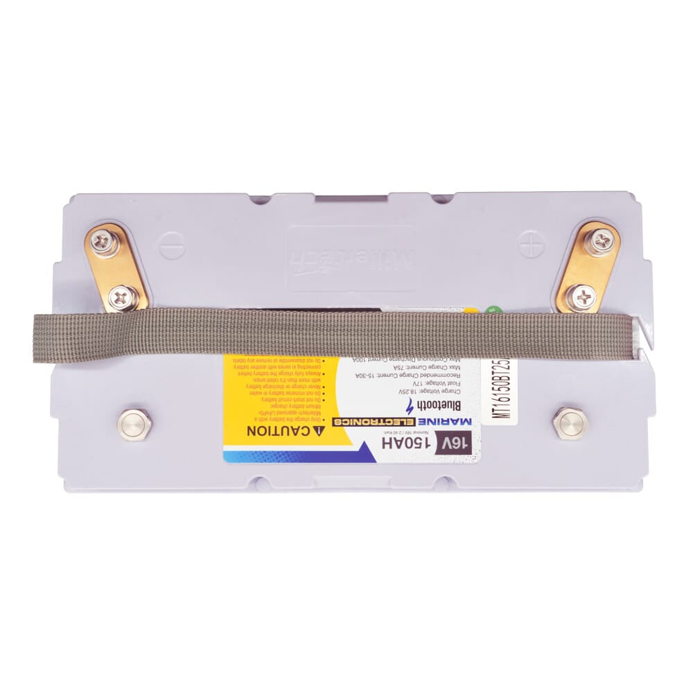 MillerTech 150Ah 16V MARINE Electronics Bluetooth Lithium Iron Phosphate (LiFePO4) Deep Cycle Battery (16150BT)