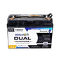 MillerTech 190Ah 12V DUAL PURPOSE 1500CCA Bluetooth Lithium Iron Phosphate (LiFePO4) Group 31 Battery (12190DP)