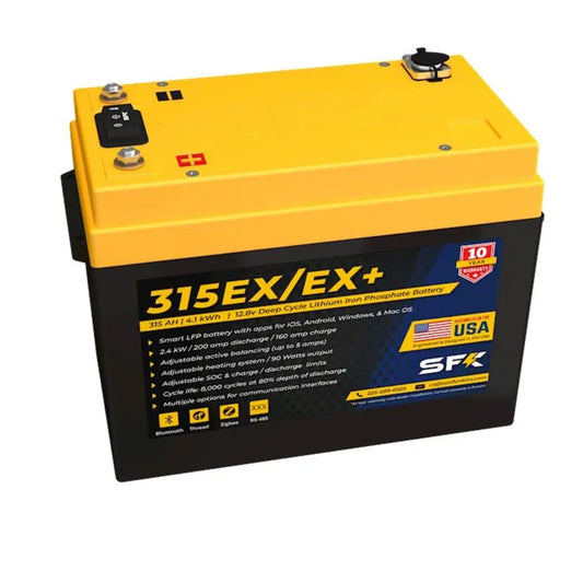 SFK 315EX 12V 315Ah Lithium Deep Cycle Battery With Victron Communications & Dual Heating (SFK315EX)