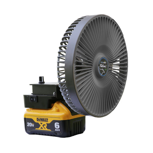 MillerTech Falcon 7" Turbo Fan Powered By 18V/20V Power Tool Batteries