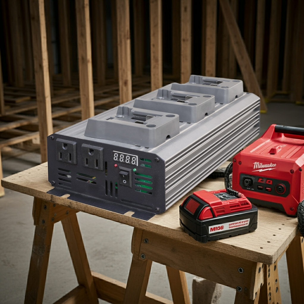 MillerTech 1000W Power Tool Battery Inverter (1810-I)